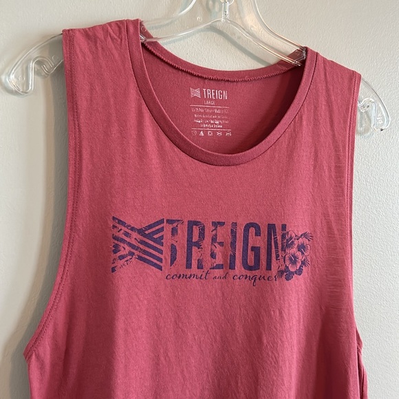 *SOLD* TREIGN, Workout Muscle Tank, Size Large - Picture 2 of 5
